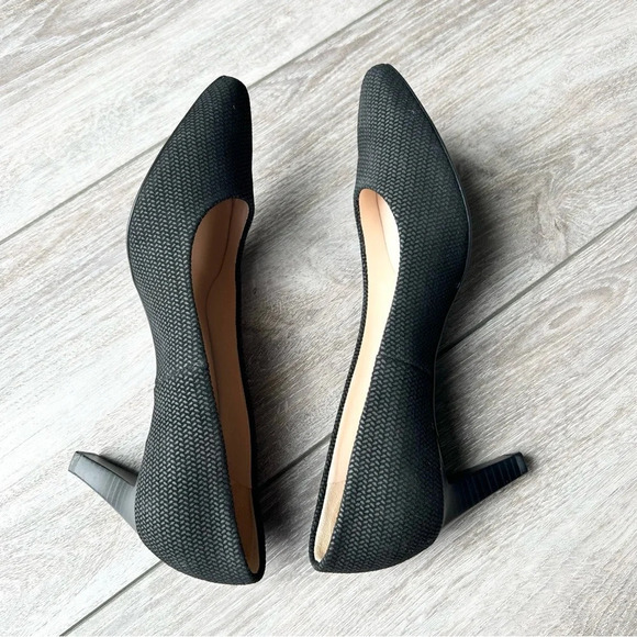 Peter Kaiser Black Woven Fabric Pump - Picture 7 of 14